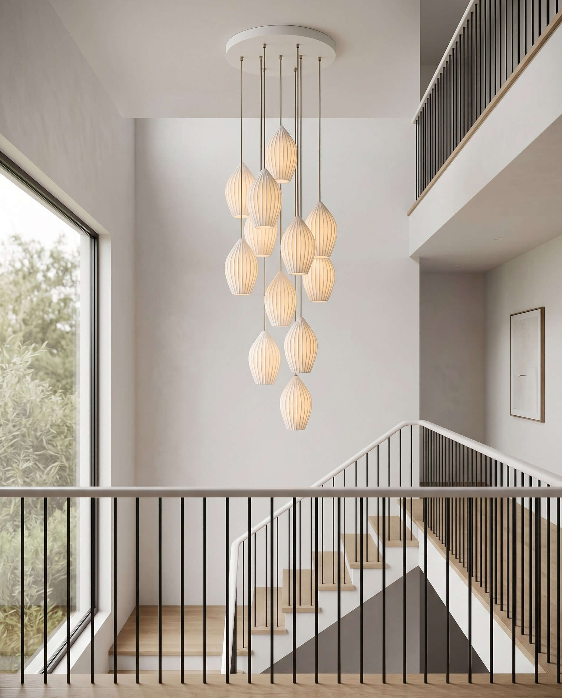 Lampada a sospensione scanalata Zooria