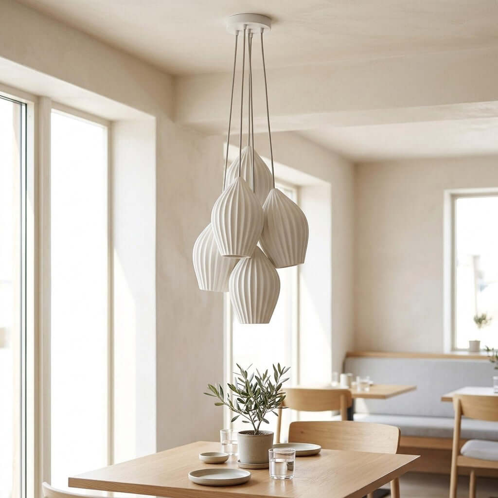 Lampada a sospensione scanalata Zooria
