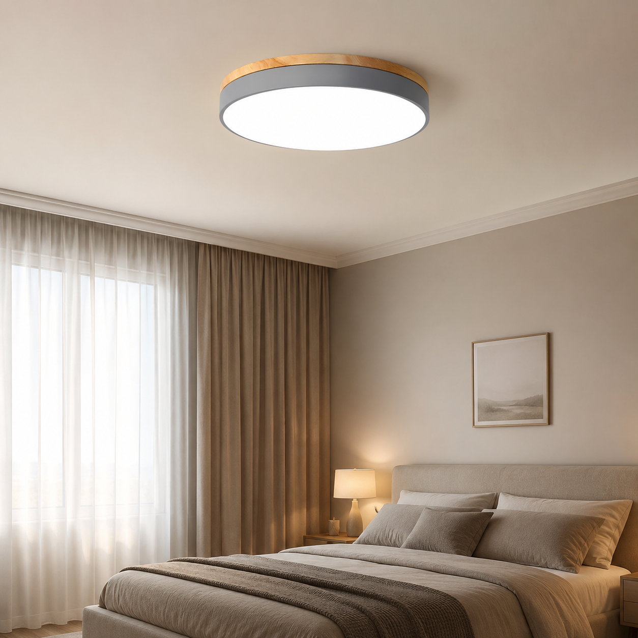 Plafoniera rotonda Velivo