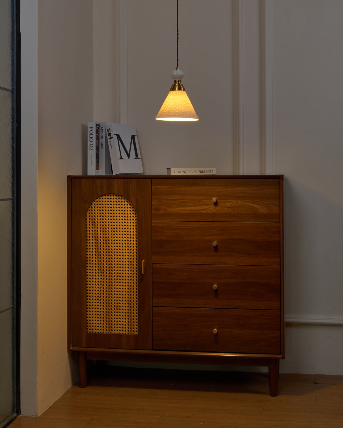 Lampada a sospensione scolpita Daldora