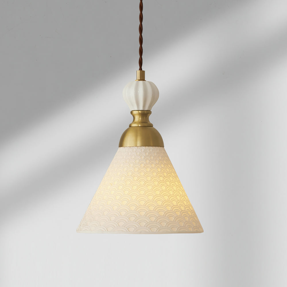 Lampada a sospensione scolpita Daldora