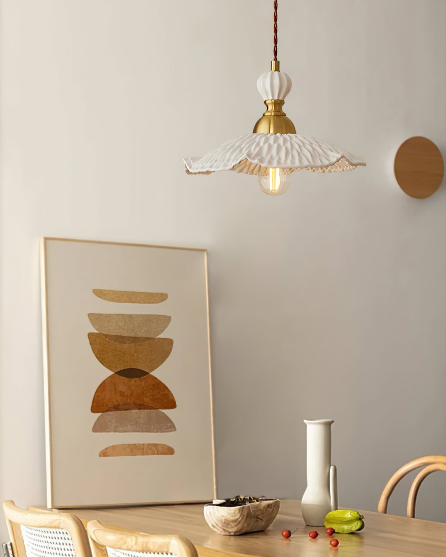 Lampada a sospensione scolpita Daldora