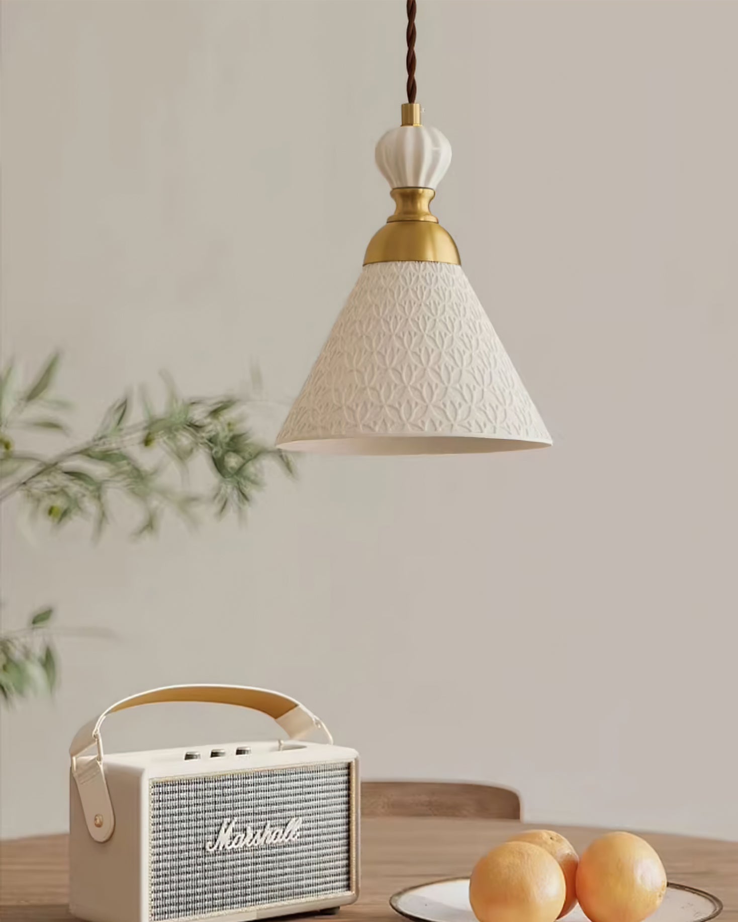 Lampada a sospensione scolpita Daldora