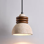 Lampada a sospensione in travertino Ferozi