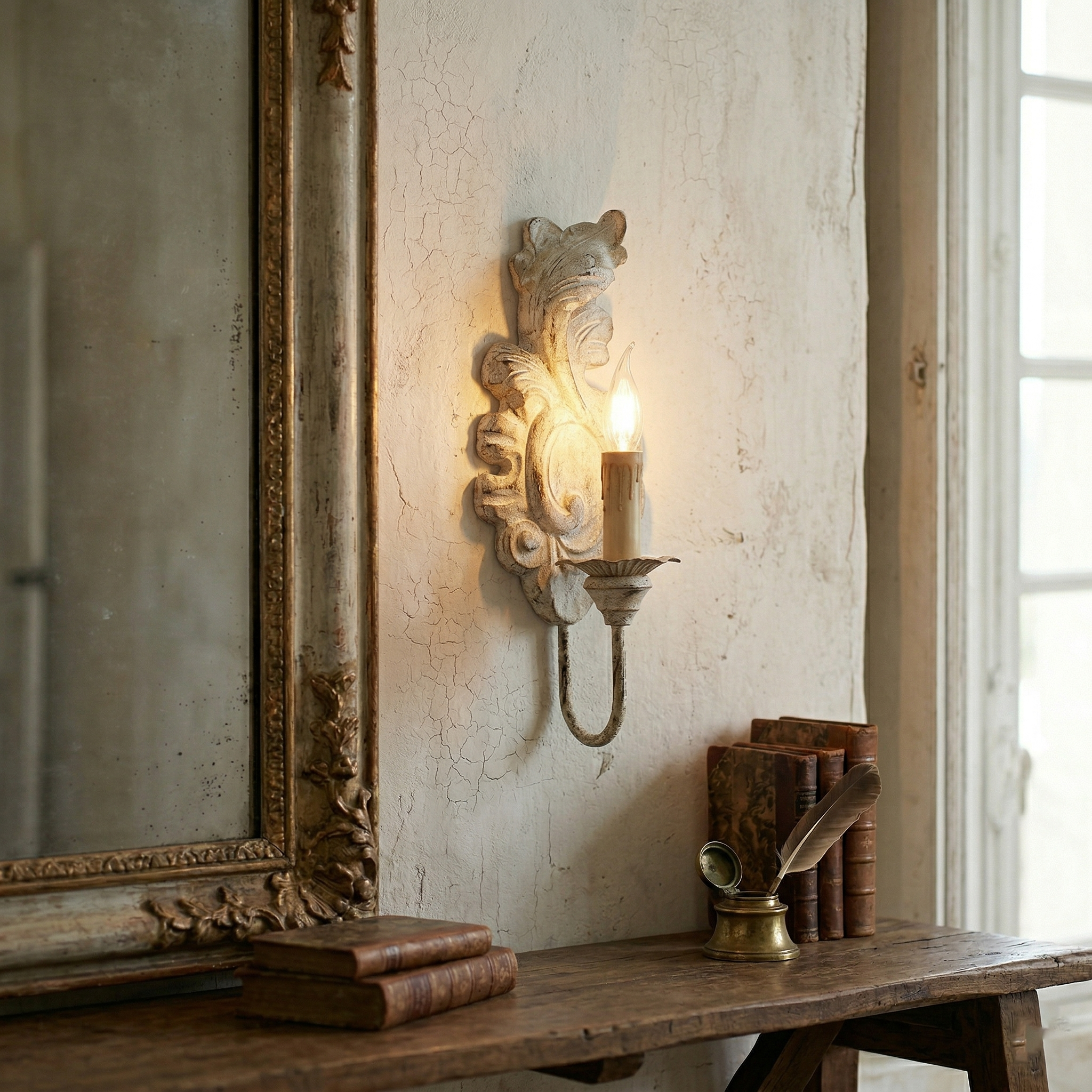 Applique da parete vintage Rasolere