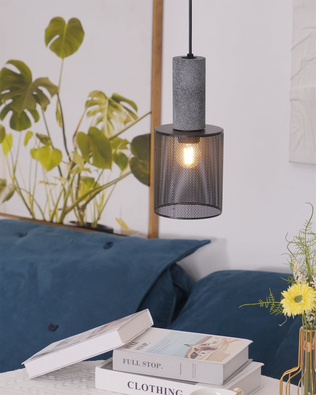 Lampada a sospensione tubolare Dolenza