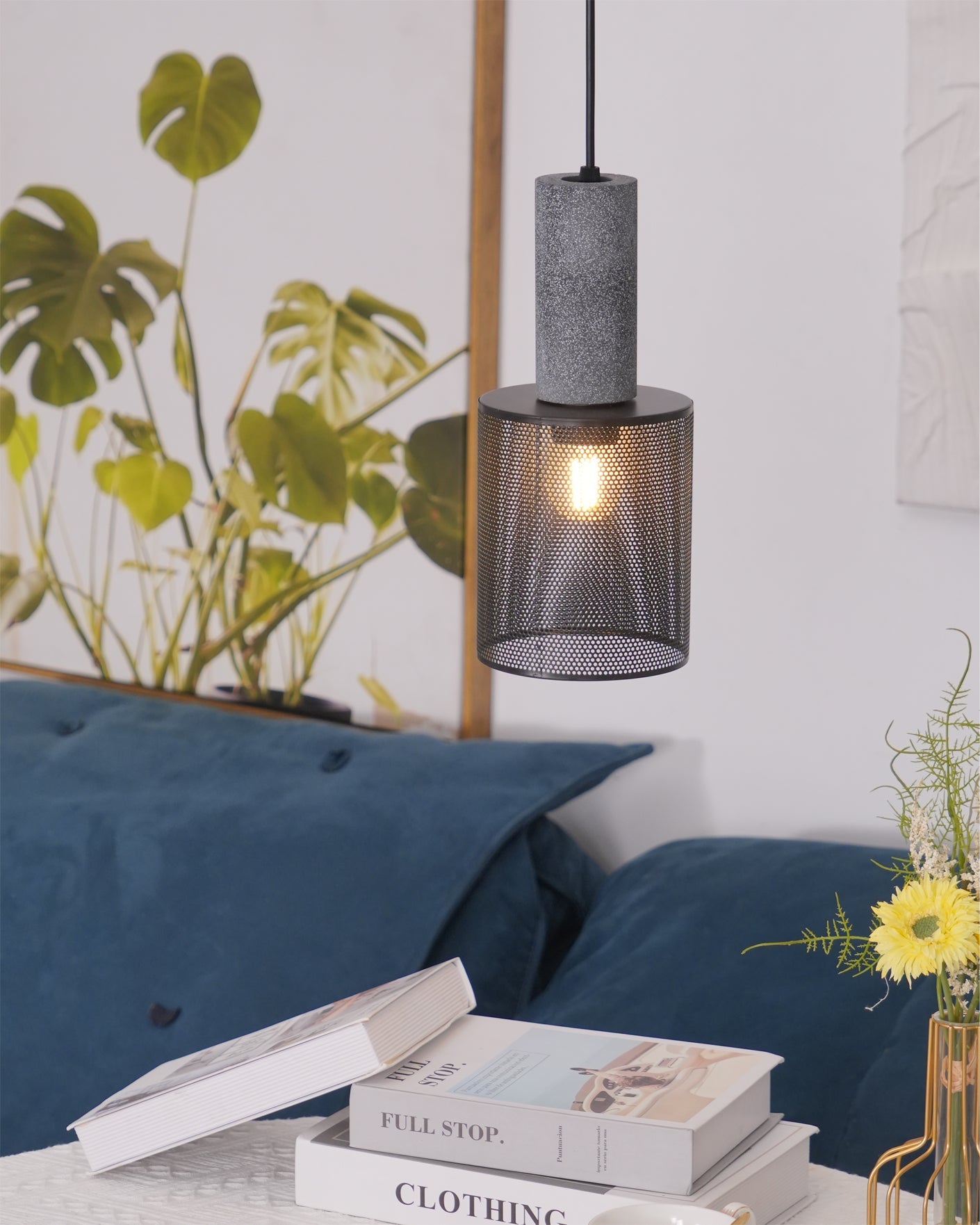 Lampada a sospensione tubolare Dolenza