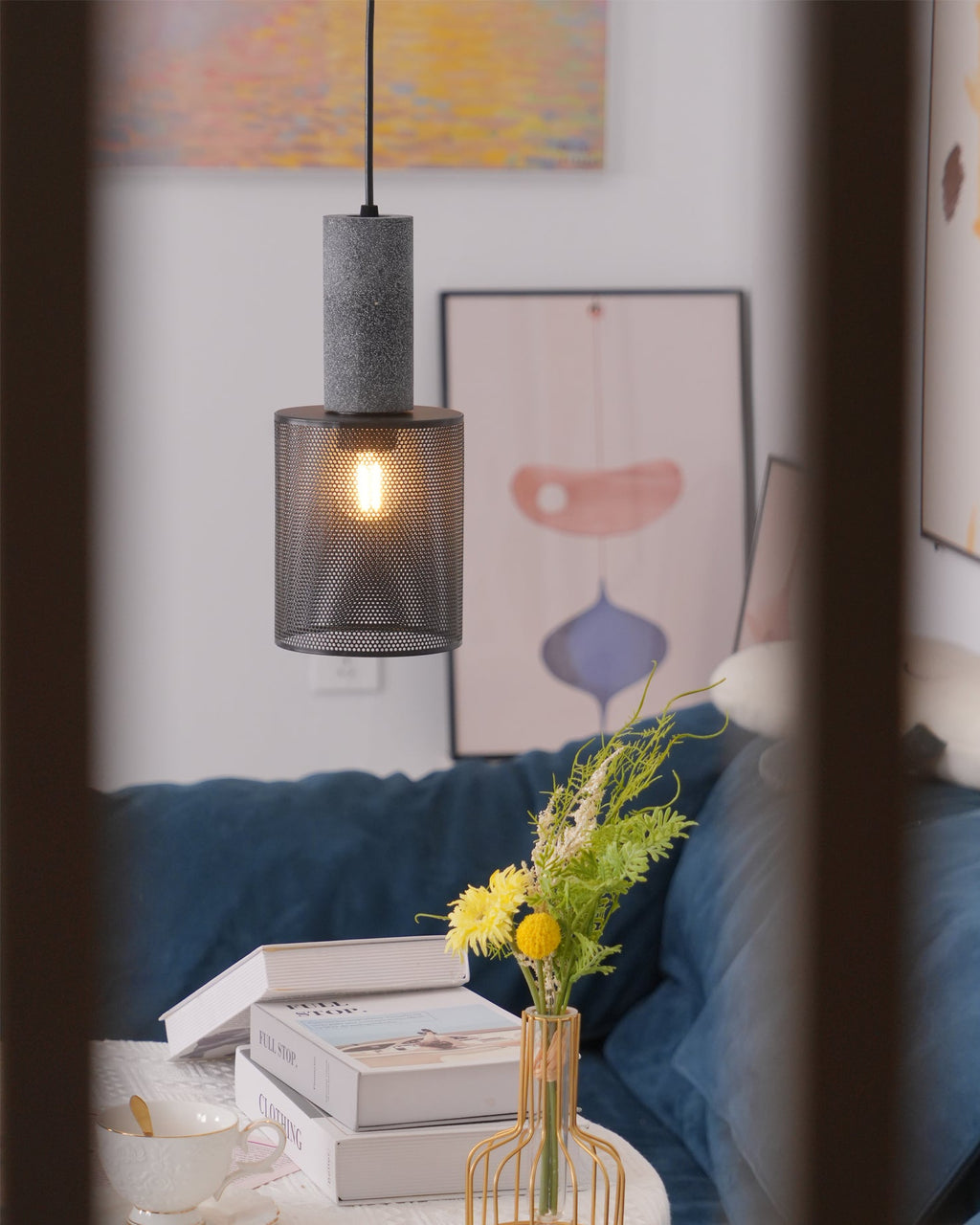 Lampada a sospensione tubolare Dolenza