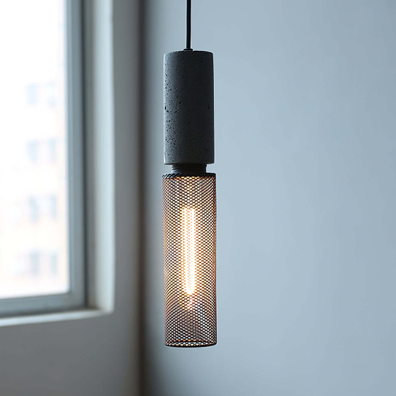 Lampada a sospensione tubolare Dolenza