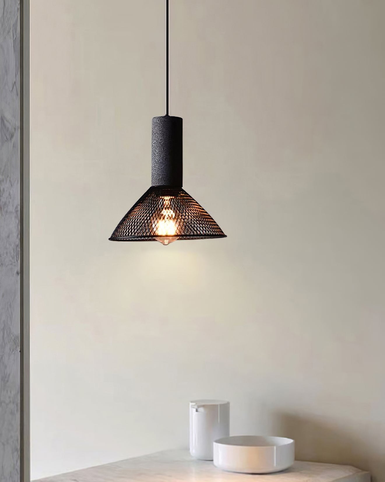 Lampada a sospensione tubolare Dolenza