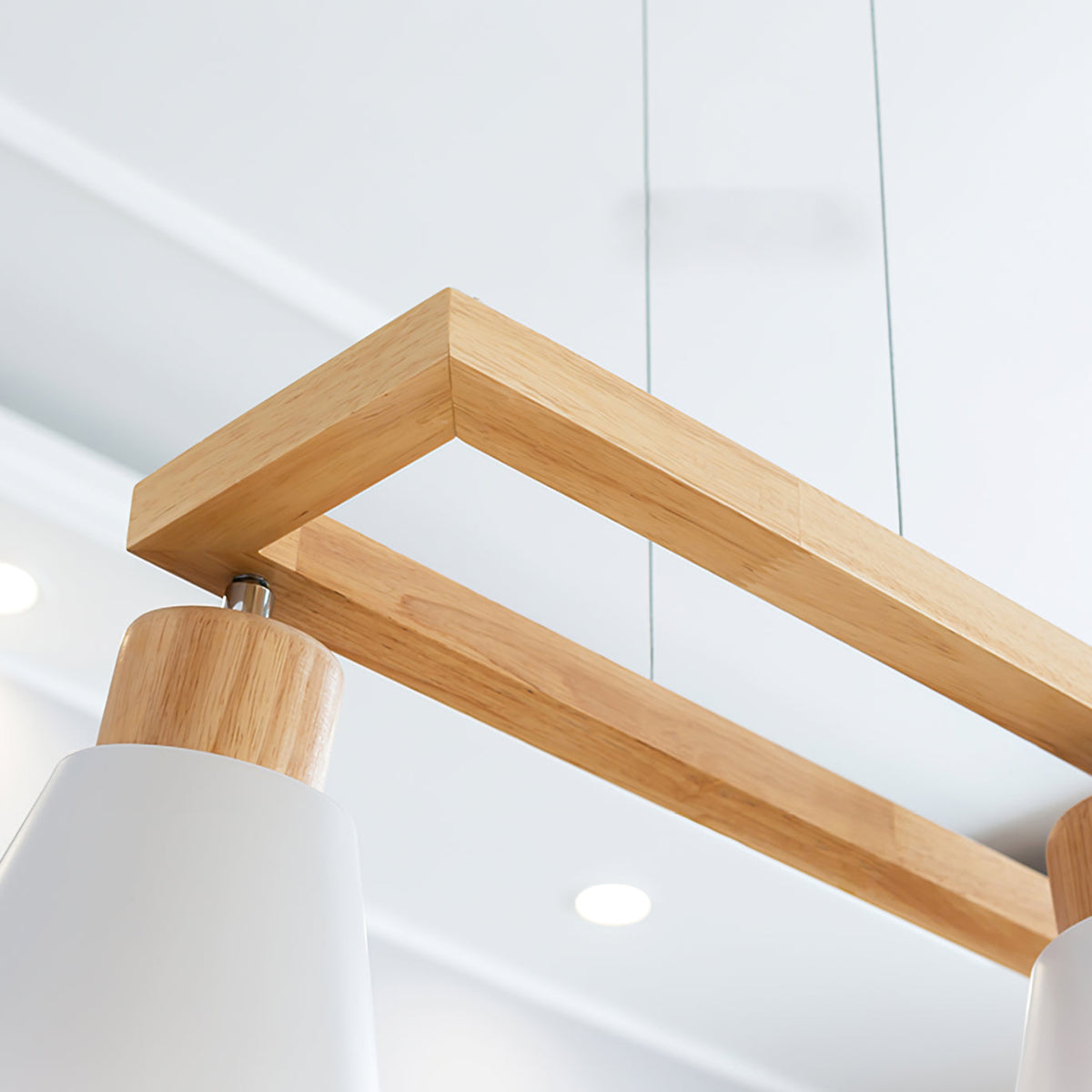 Cone Wood Chandelier – detail 4