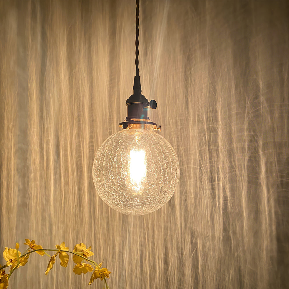 Crackle Glass Pendant Light – detail 11