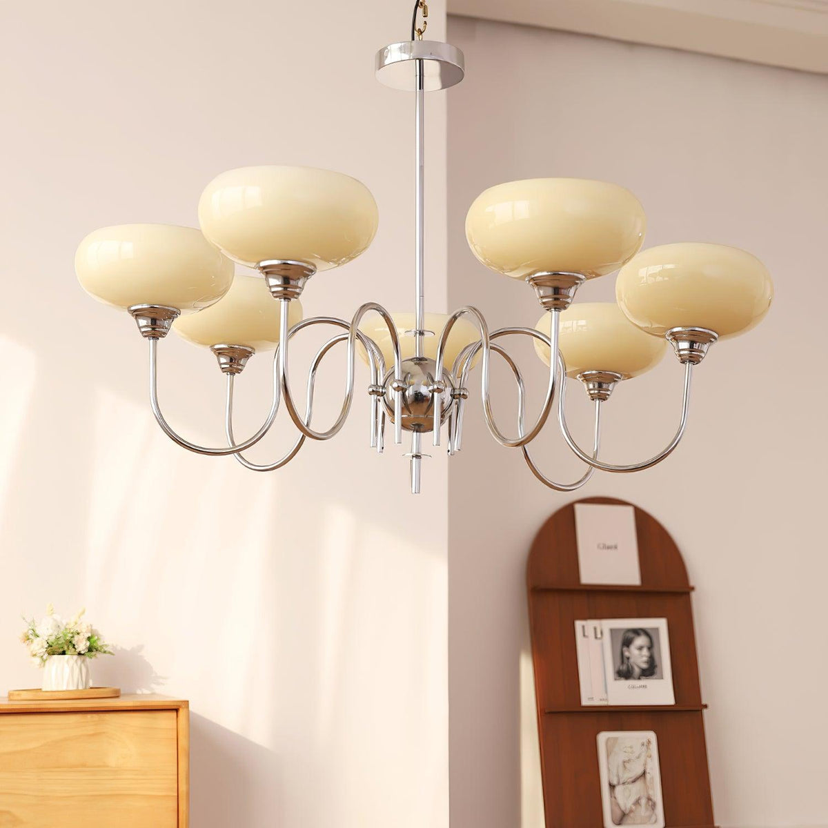 Creamy Persimmon Chandelier – detail 7