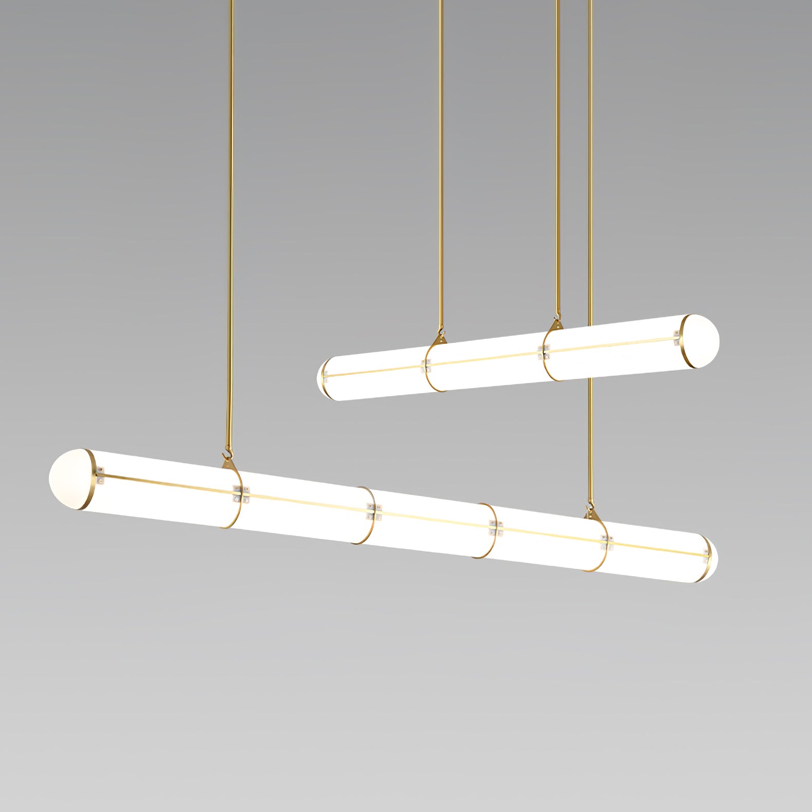 Lampada a sospensione lineare Aronale