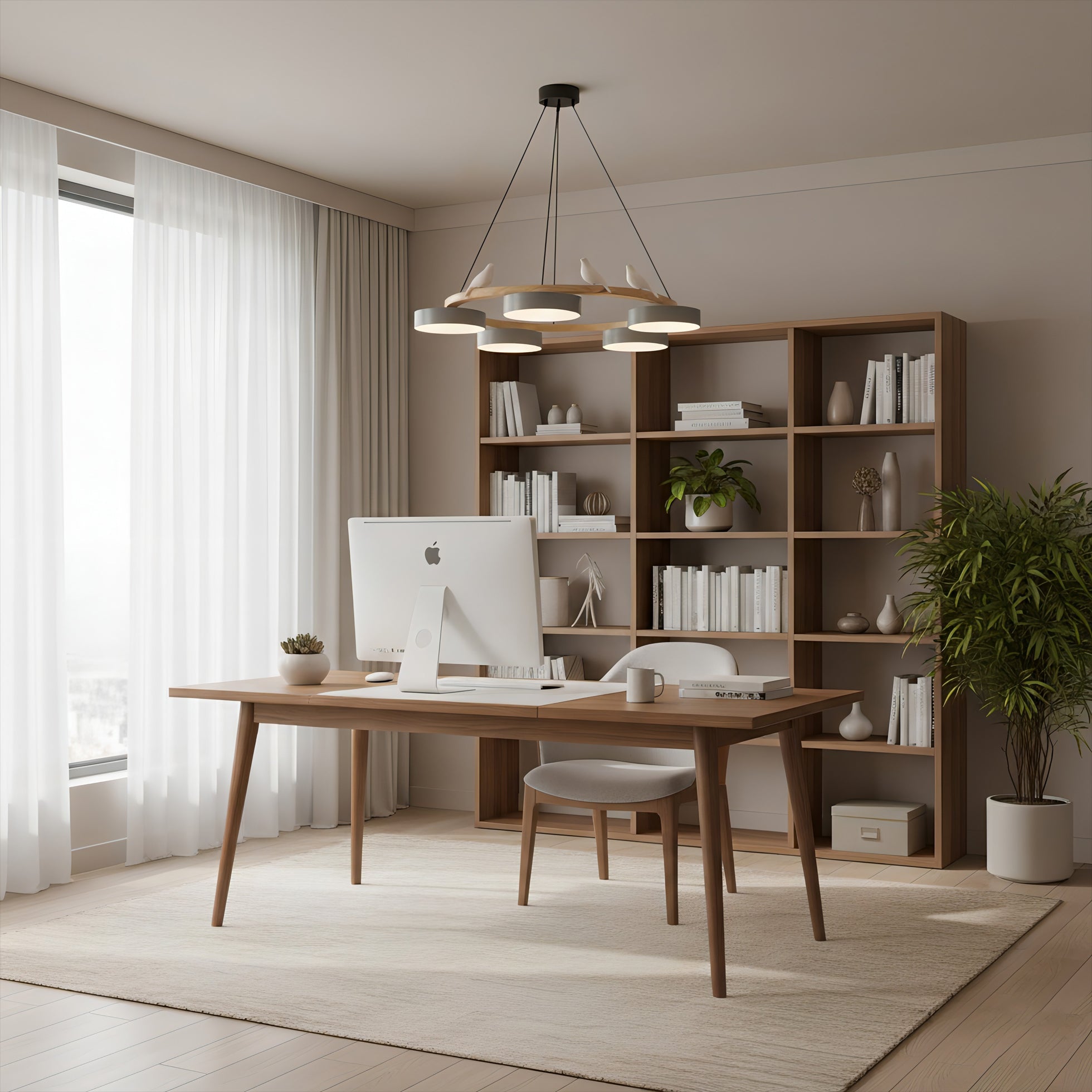 Lampadario rotondo Elora