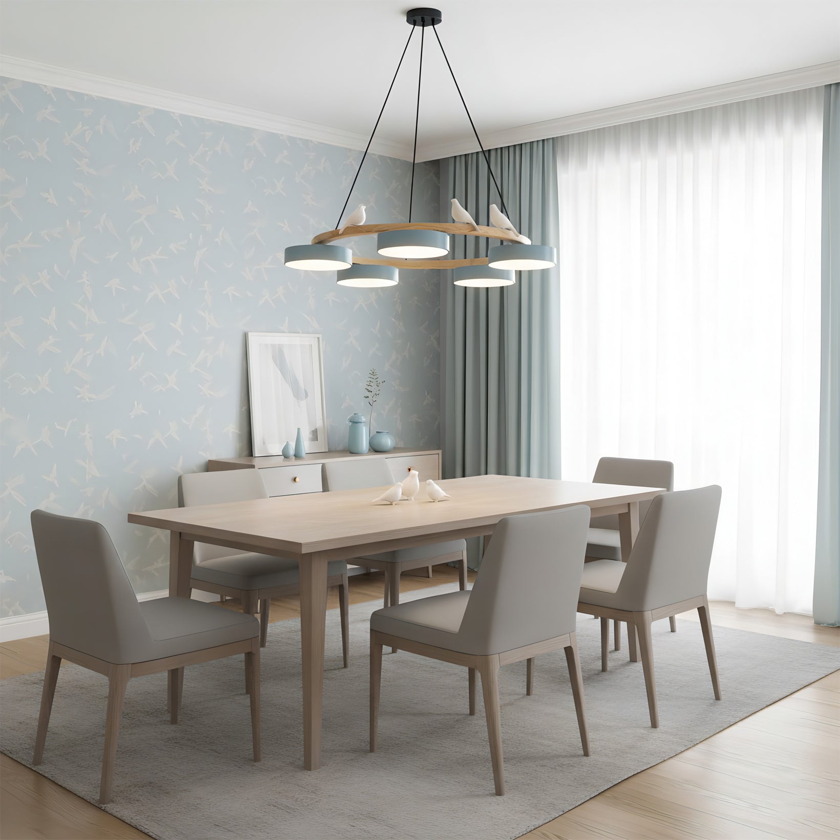 Lampadario rotondo Elora