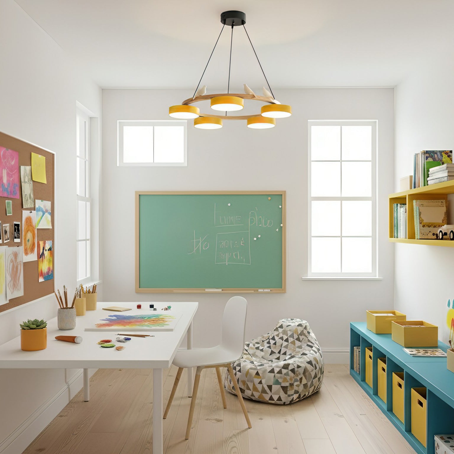 Lampadario rotondo Elora