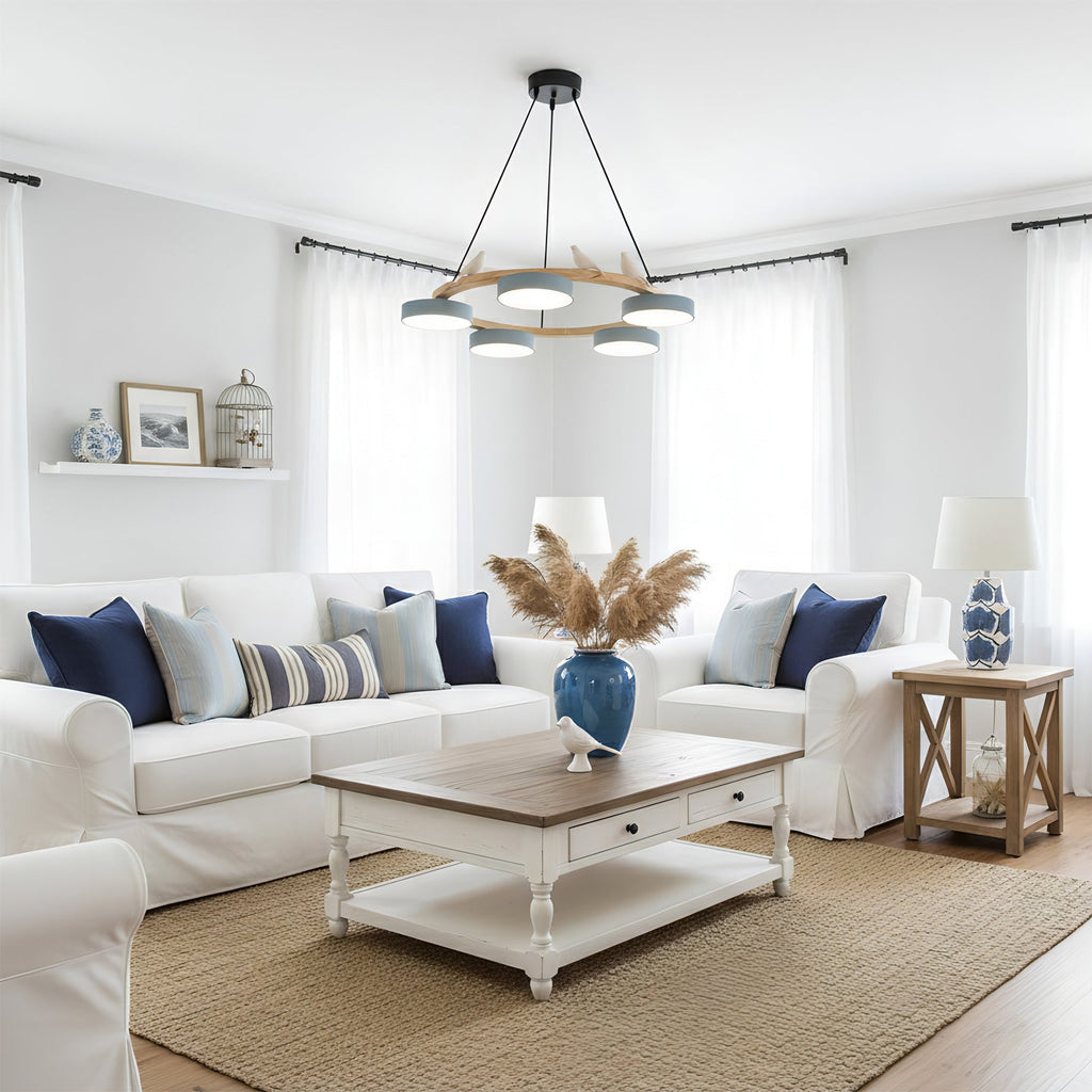 Lampadario rotondo Elora