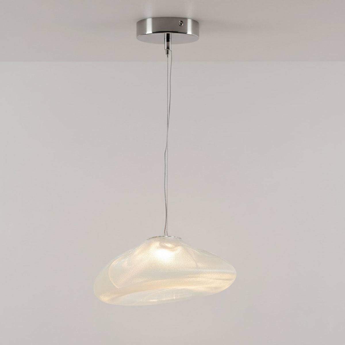 Lampada a sospensione scultorea Sileli