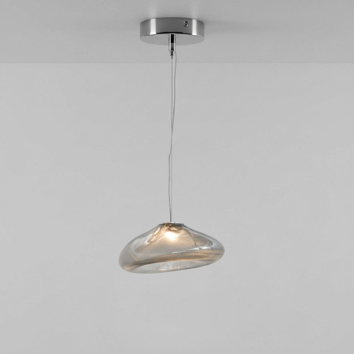 Lampada a sospensione scultorea Sileli