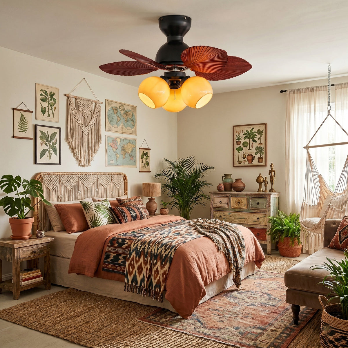 Belize Ceiling Fan Light – detail 4
