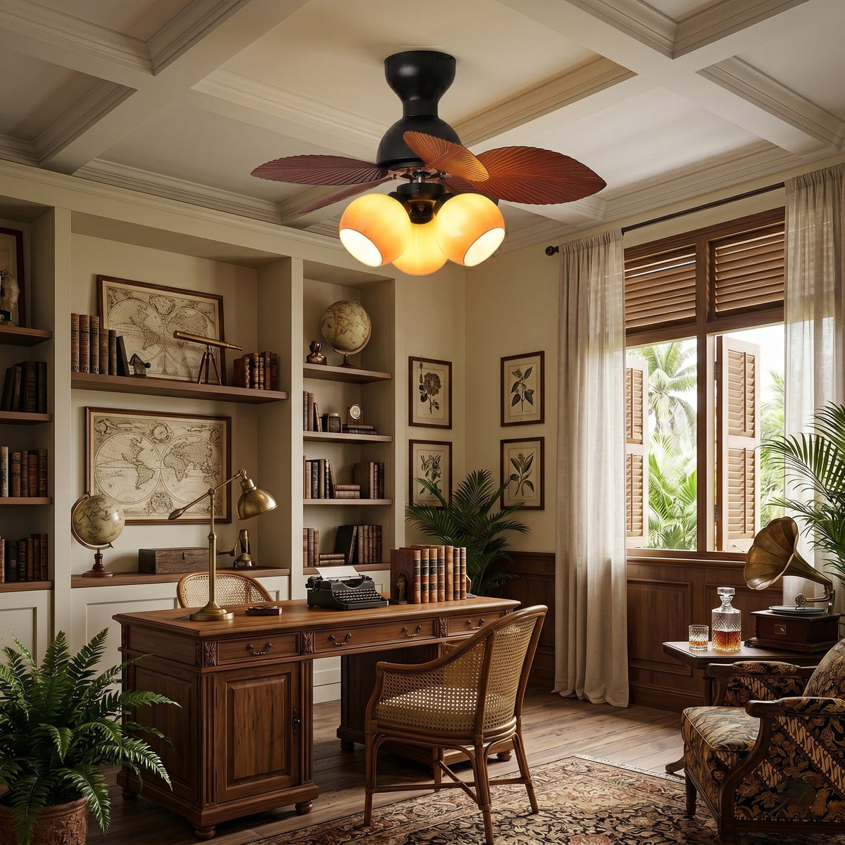 Belize Ceiling Fan Light – detail 5