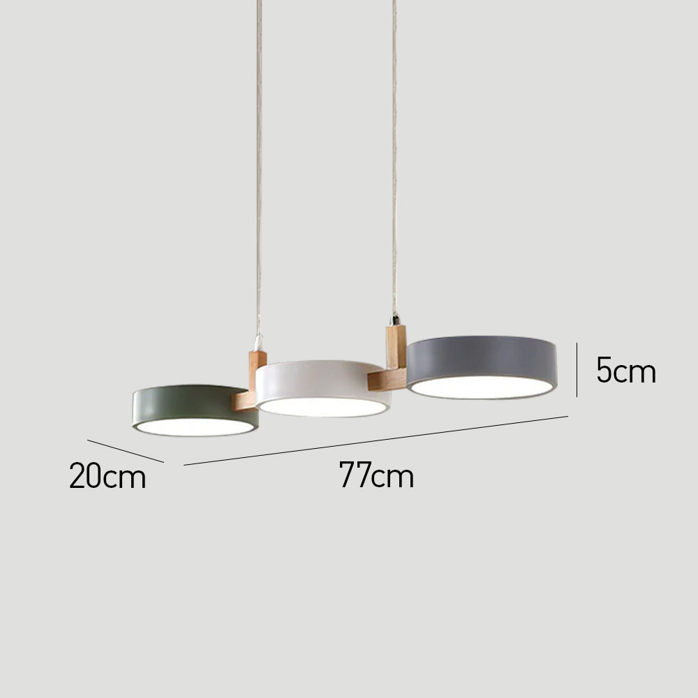 Lampada a sospensione tubolare Pelerie