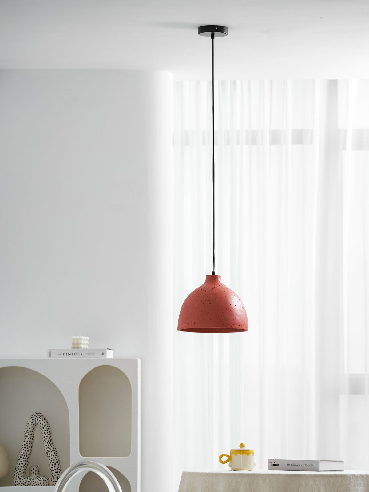 Resin Bowl Pendant Lamp - Vakkerlight