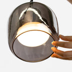 Lampada a sospensione globo Reninora