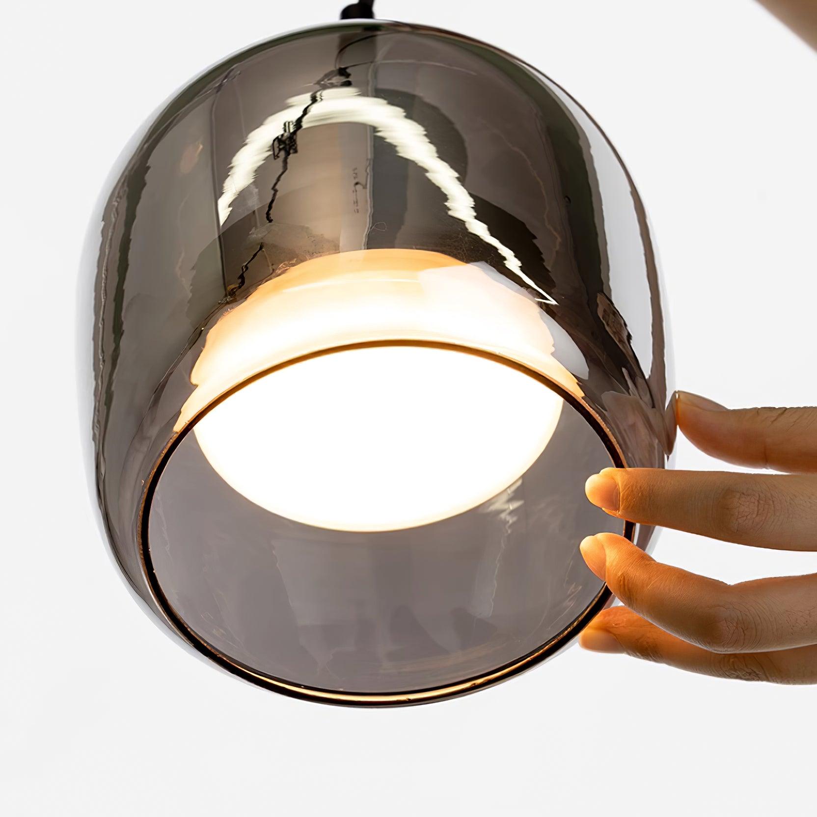 Lampada a sospensione globo Reninora