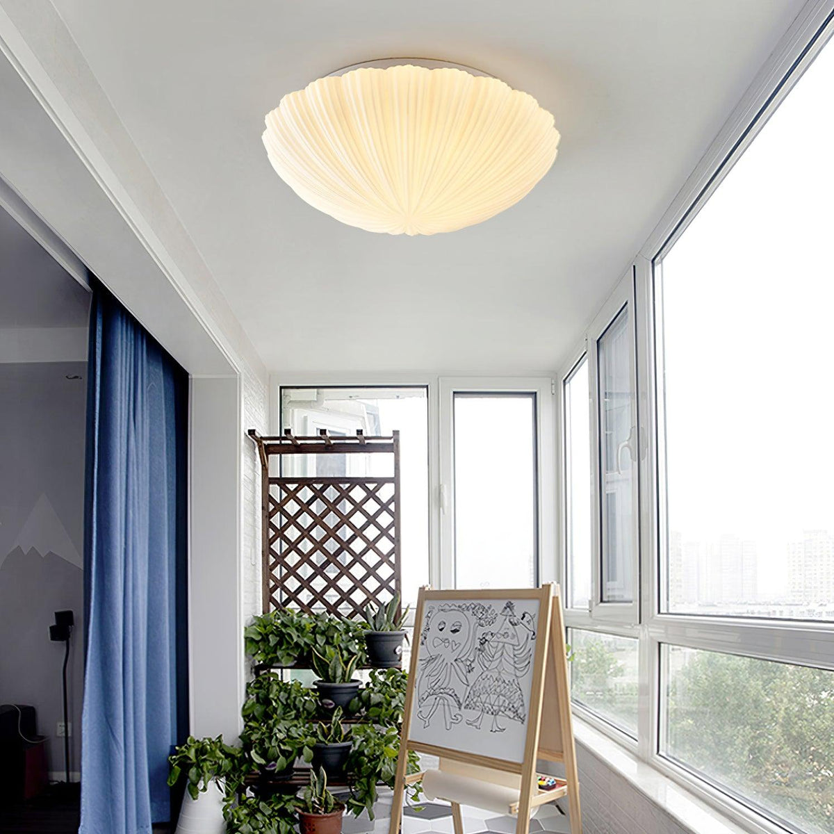 Devan Seashell Ceiling Lamp – detail 4