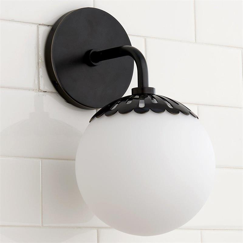 Applique da parete a globo Neliaea