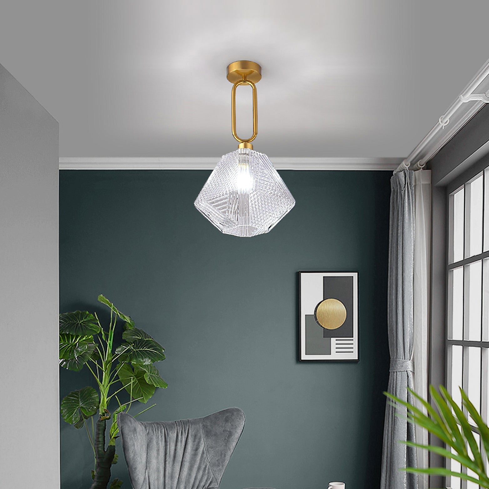 Plafoniera Art Deco Mirmirava