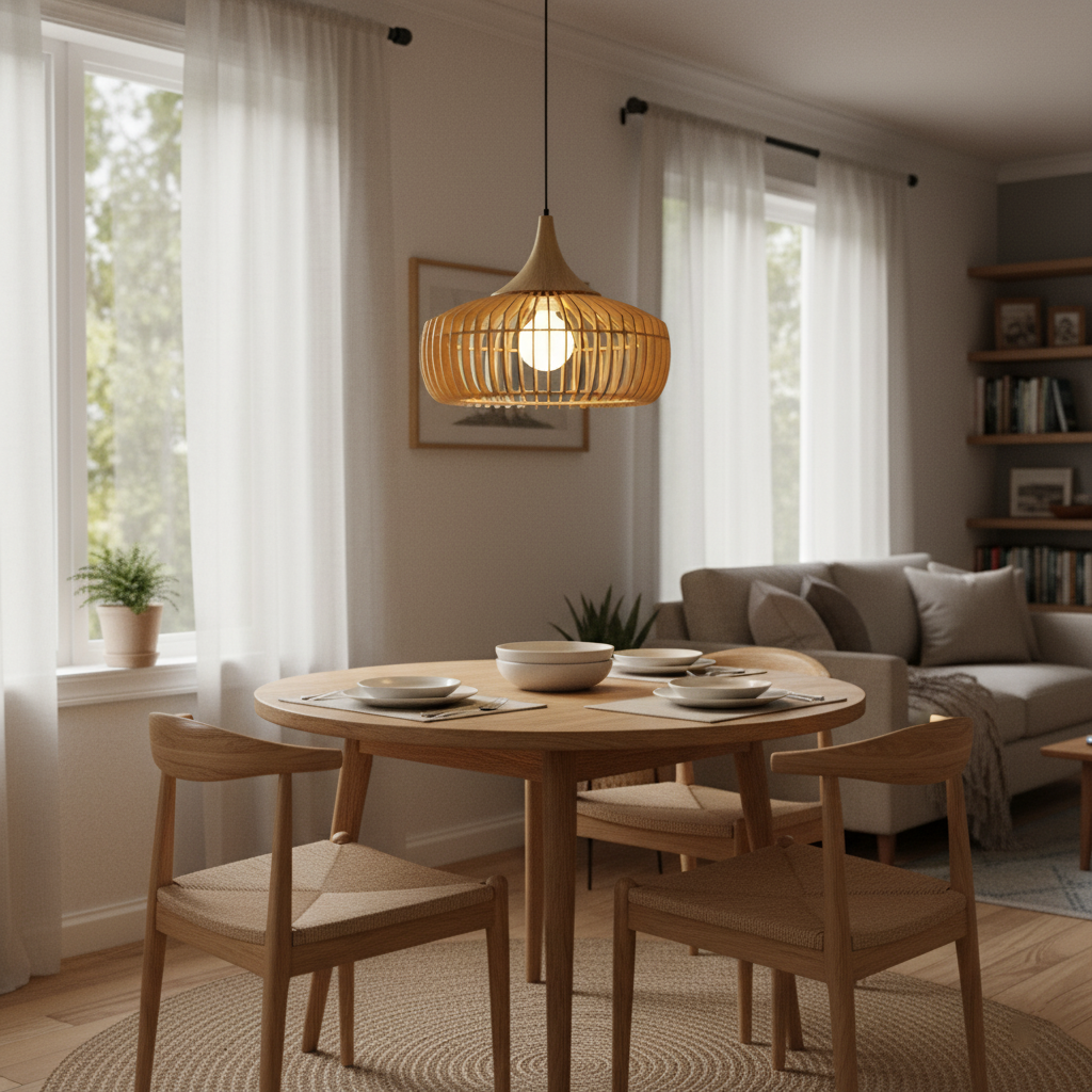 Din Wood Pendant Lamp – detail 8
