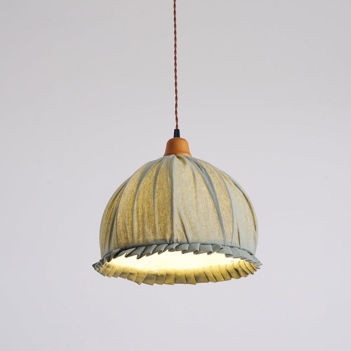 Lampada a sospensione rotonda Silenre