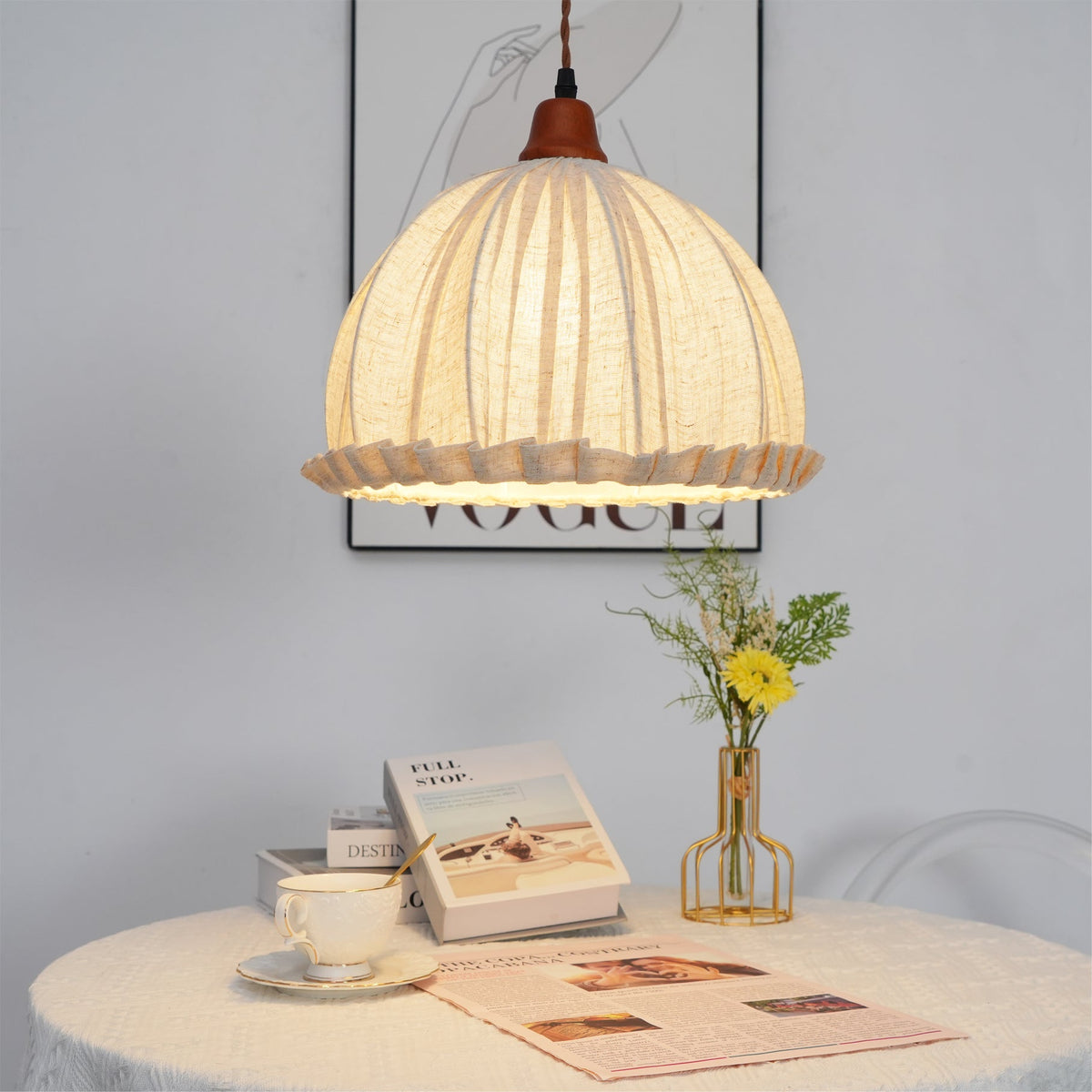 Lampada a sospensione rotonda Silenre