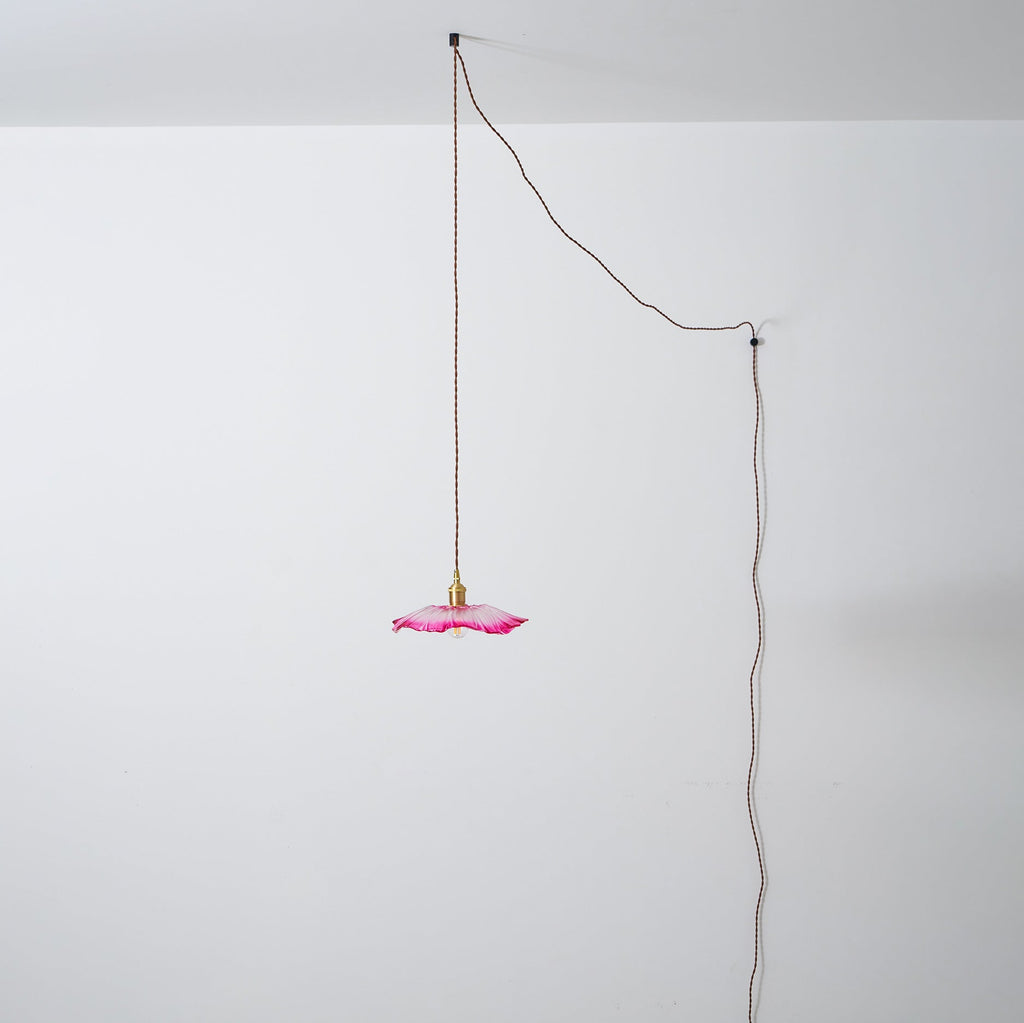 Lampada a sospensione floreale Mirarni