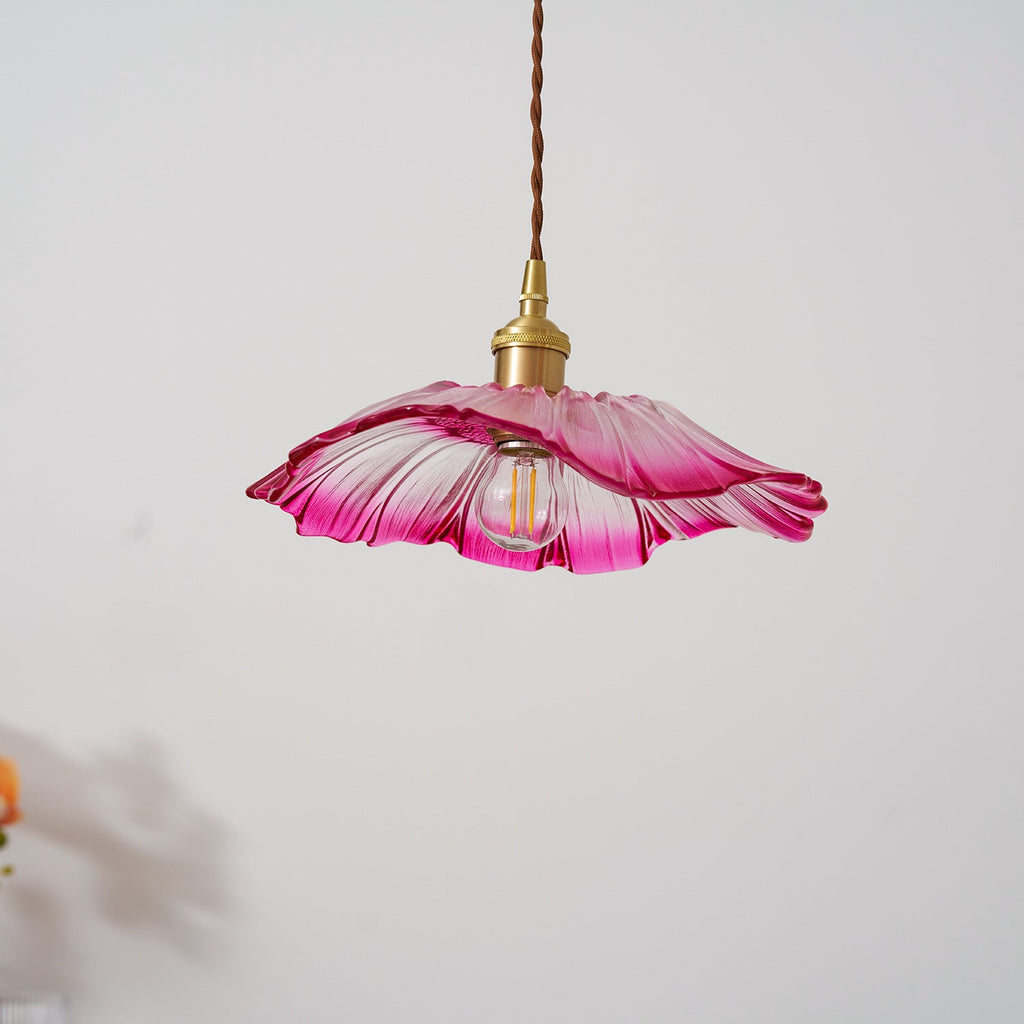 Lampada a sospensione floreale Mirarni