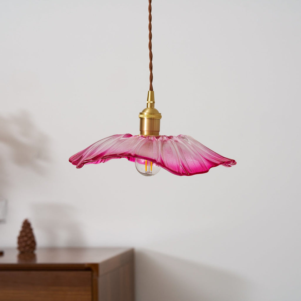 Lampada a sospensione floreale Mirarni