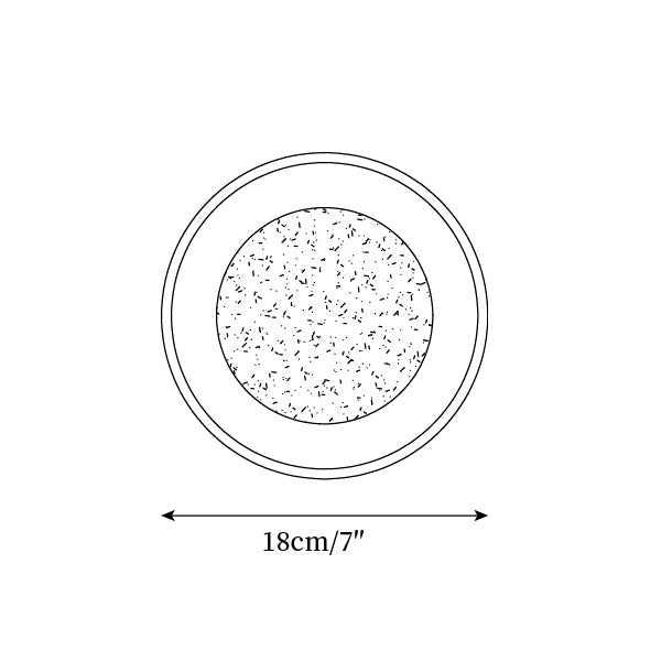 Applique da esterno rotonda Daloreno