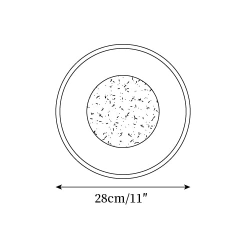 Applique da esterno rotonda Daloreno
