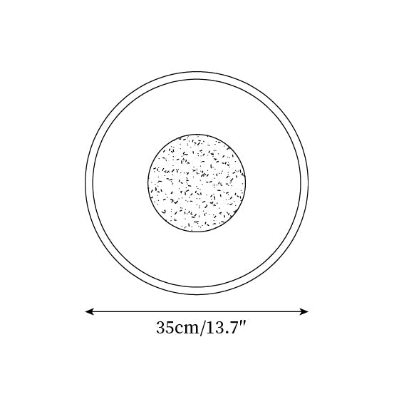 Applique da esterno rotonda Daloreno