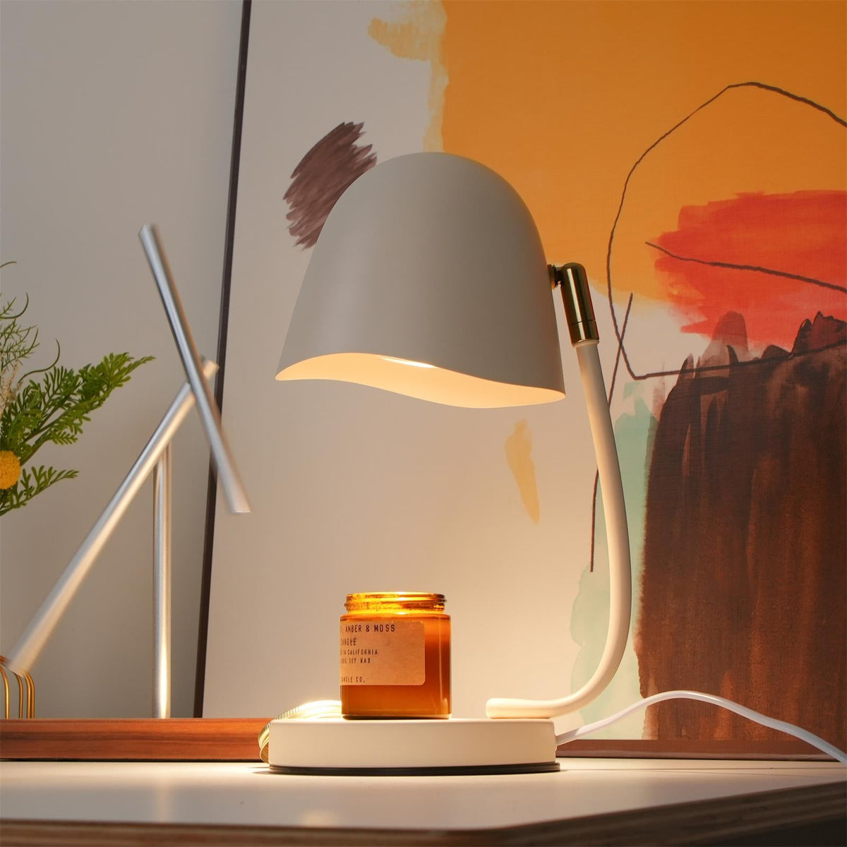 Lampada da tavolo scaldacandele Elaleva