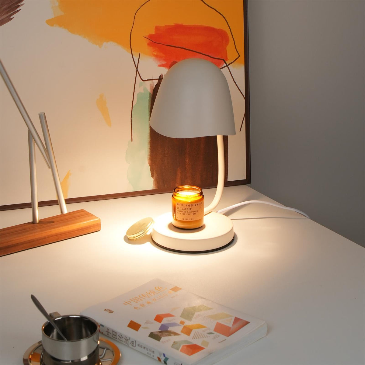 Lampada da tavolo scaldacandele Elaleva