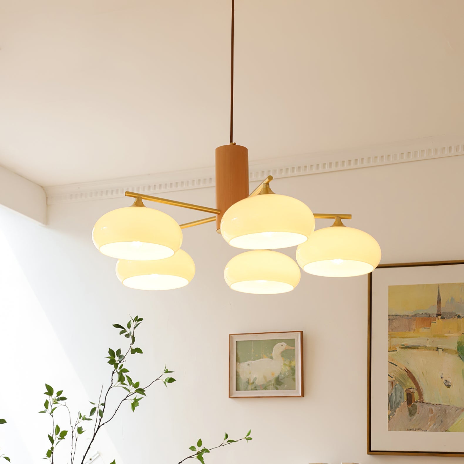 Lampadario ovale Velenza