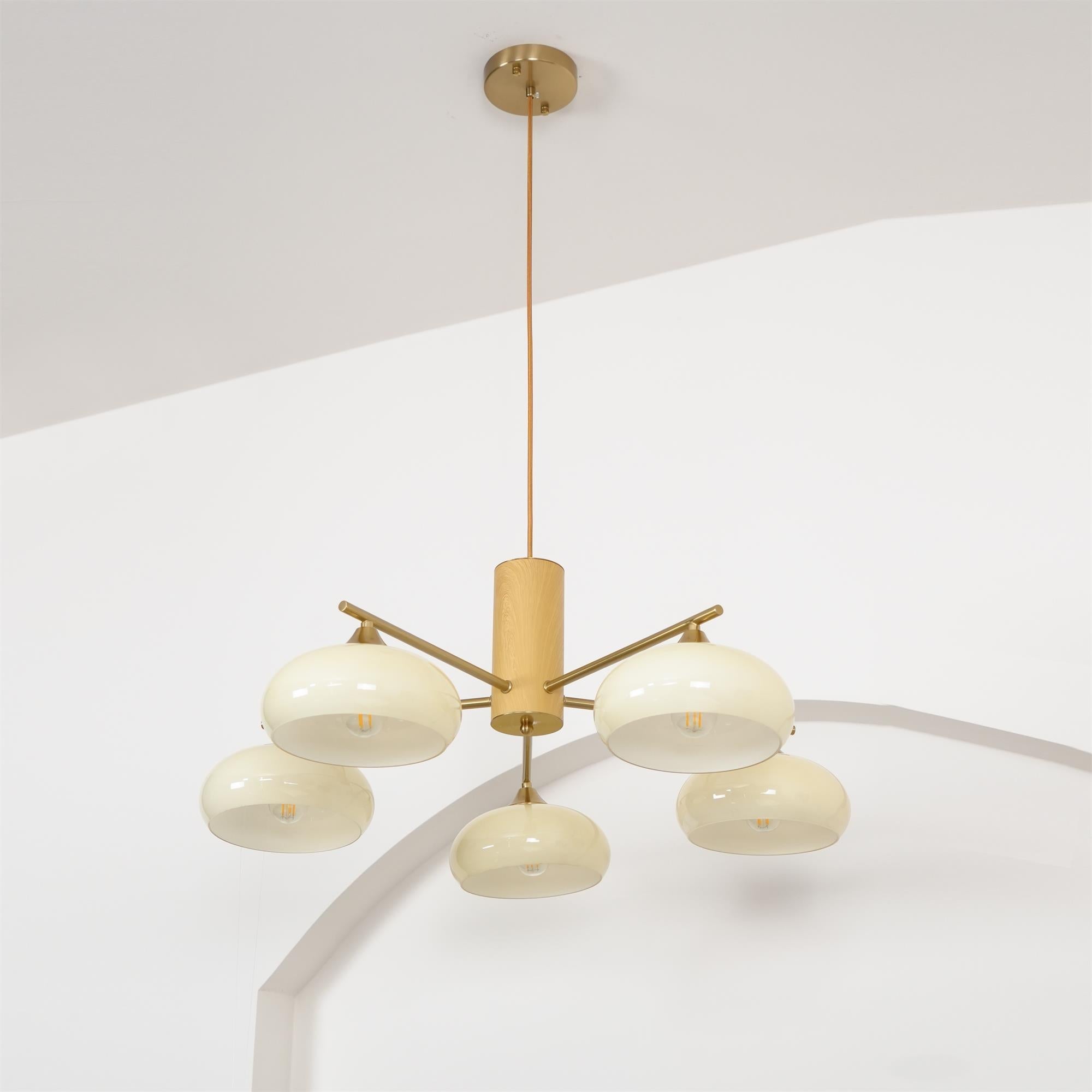 Lampadario ovale Velenza