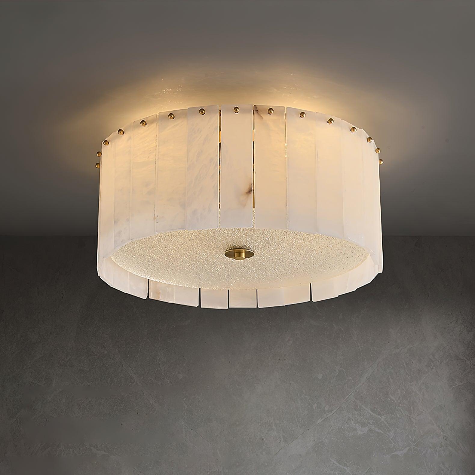 Lampada da soffitto in alabastro Ellys