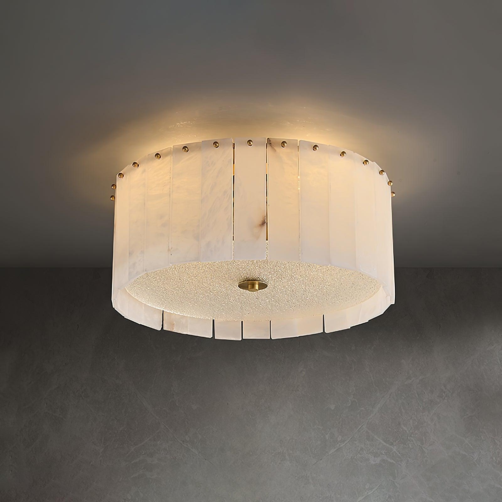 Lampada da soffitto in alabastro Ellys