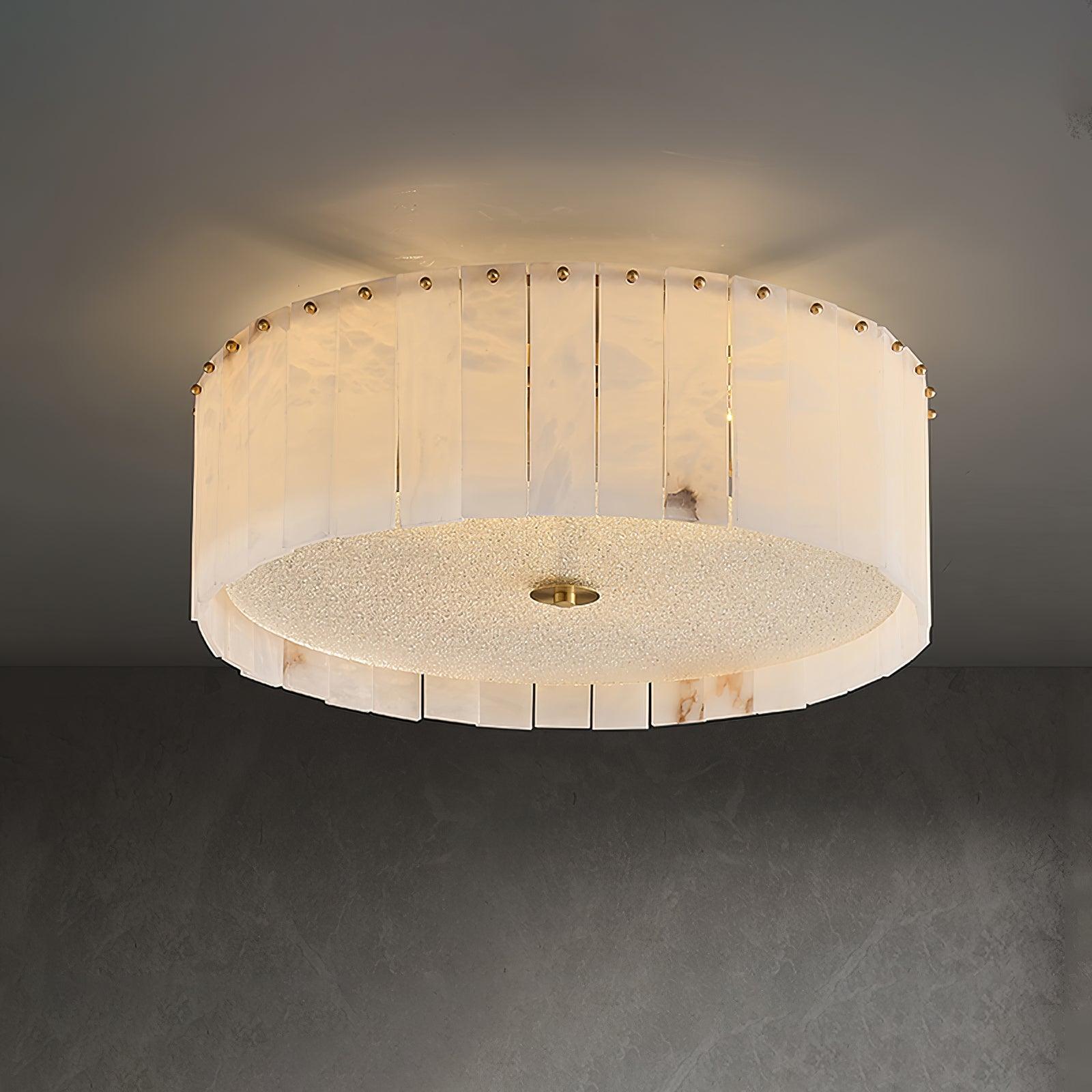Lampada da soffitto in alabastro Ellys