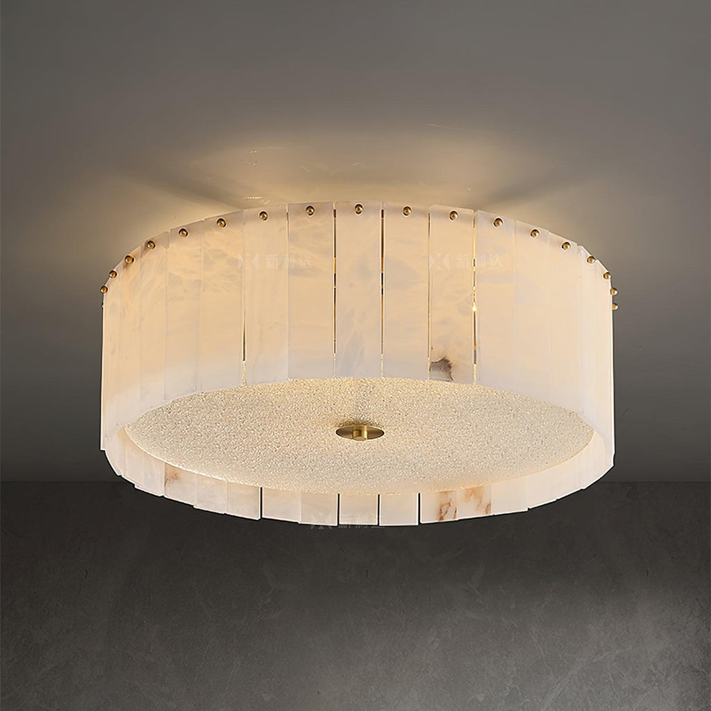Lampada da soffitto in alabastro Ellys